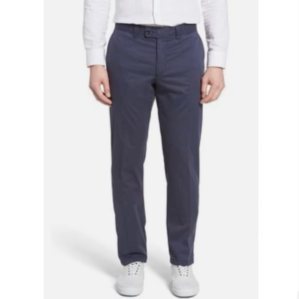 Brax Evans Natural Kapok Year Round Chino Pants in Ocean Blue size 38 Regular